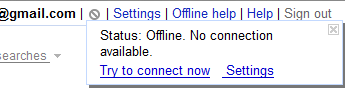 Google Docs, offline status
