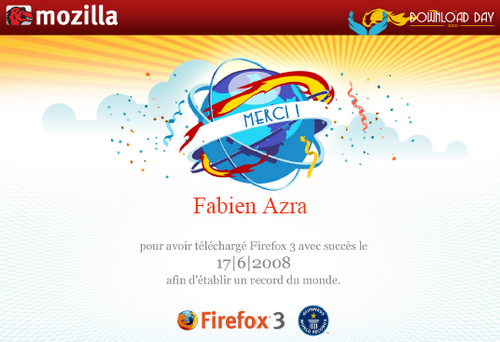 Firefox 3 - Guinness world record