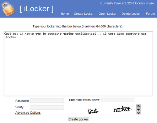 iLocker - Casier sécurisé en ligne