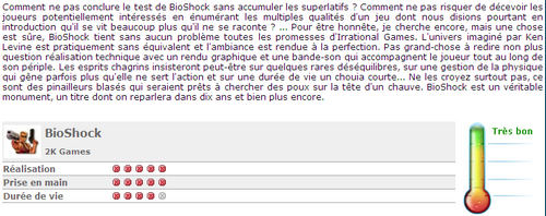 Bioshock sur JeuxVideo.fr